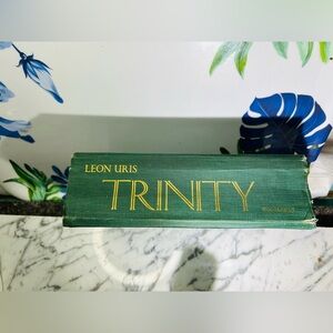 Vintage 1976 Trinity Leon Uris Irish Ireland Historical VG HC no DJ +Maps Ltd ED